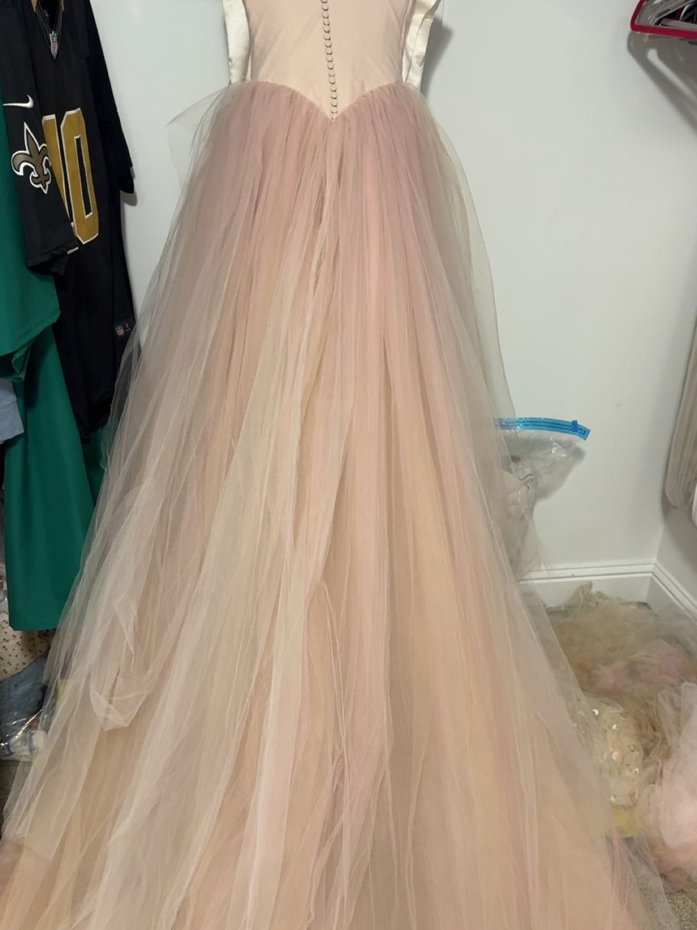 Pink Vera Wang wedding dress - Picture 8 of 8
